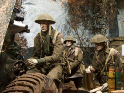 Military display mannequins at Musée National d’Histoire Militaire