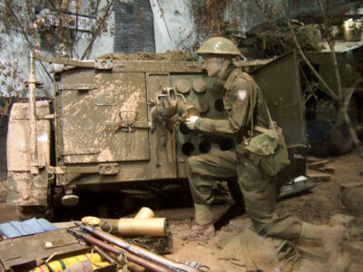Military display mannequins at Musée National d’Histoire Militaire