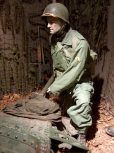 Military display mannequins at Musée National d’Histoire Militaire
