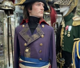 Napoleon Bonaparte look-alike mannequin