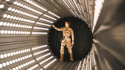 Luke Skywalker display mannequin Outpost-One Star Wars Fan-project