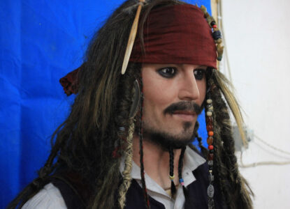 Pirate of the Caribbean lifesize silicone display mannequin