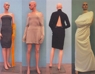 Graduation project 2007 Rietveld Academie on display mannequins