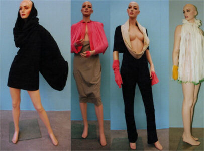 Graduation project 2007 Rietveld Academie on display mannequins