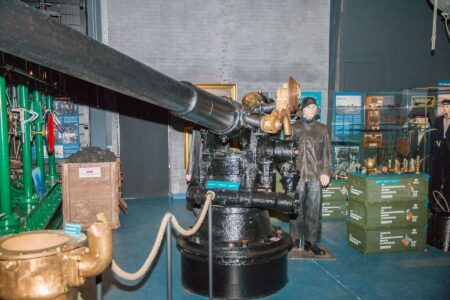 Mannequins of WW1 soldiers during the Battle of Jutland; Sea War Museum Jutland