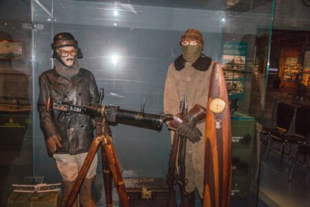 Mannequins of WW1 soldiers during the Battle of Jutland; Sea War Museum Jutland