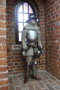 LARP clothing medieval soldier in armor mannequin