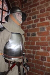 LARP clothing medieval soldier in armor mannequin