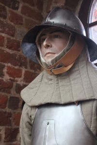LARP clothing medieval soldier in armor mannequin
