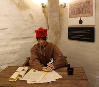 LARP clothing medieval clerk mannequin
