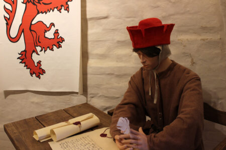 LARP clothing medieval clerk mannequin