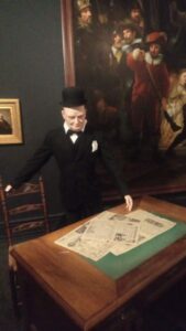 Sir Winston Churchill look-alike display mannequin
