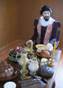 Medieval mannequin at Waterburcht van Millen