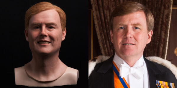 King Willem-Alexander look a like silicone mannequin